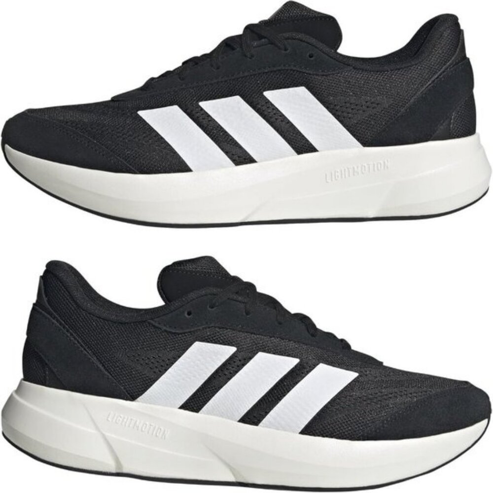🆕Adidas Mens Black/White/White Imported Lace-Up Ultradream DNA Sneakers - Picture 9 of 9